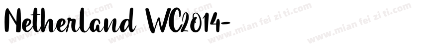 Netherland WC2014字体转换